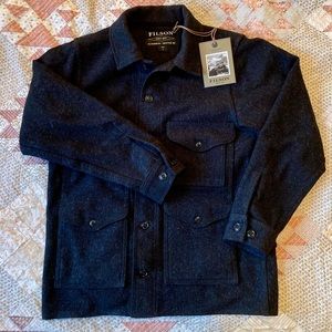 NWT Filson Wool Mackinaw Cruiser Charcoal Small
